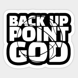 Back Up Poin God Sticker